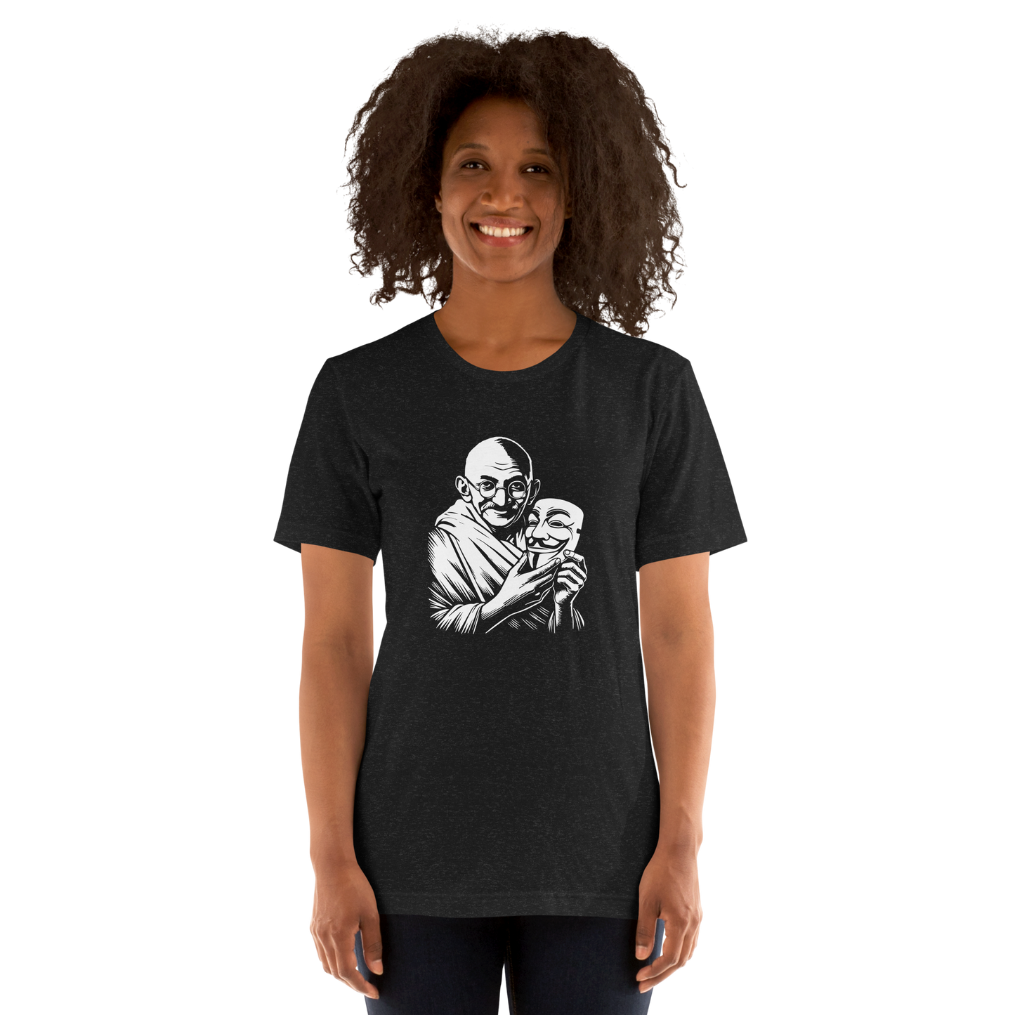 Gandhi Fawkes Civil Disobedience Tee (Unisex)