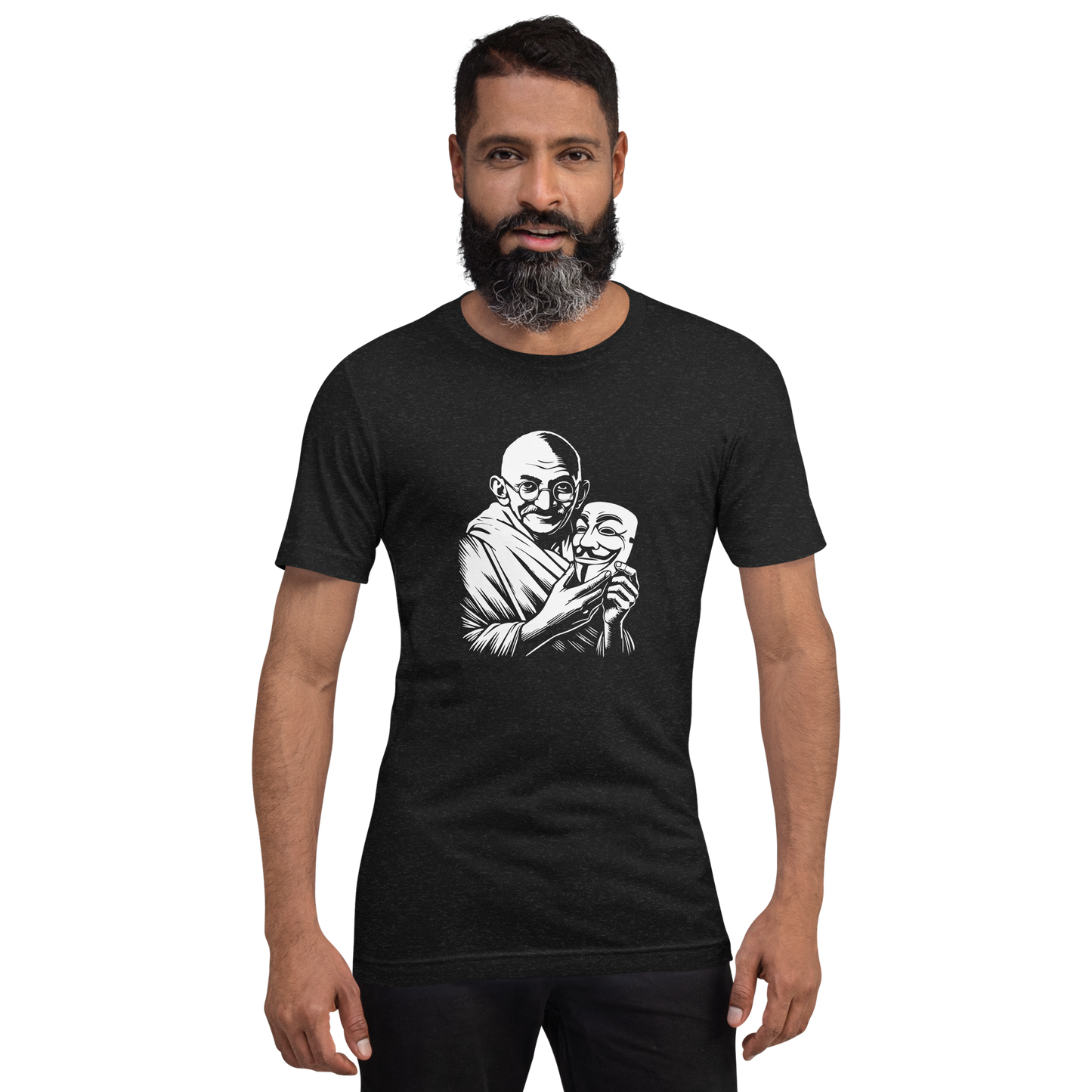 Gandhi Fawkes Civil Disobedience Tee (Unisex)