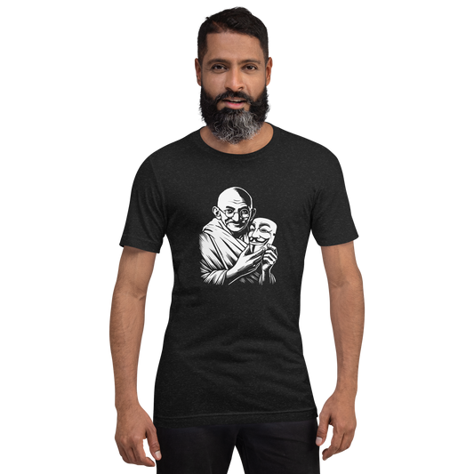 Gandhi Fawkes Civil Disobedience Tee (Unisex)