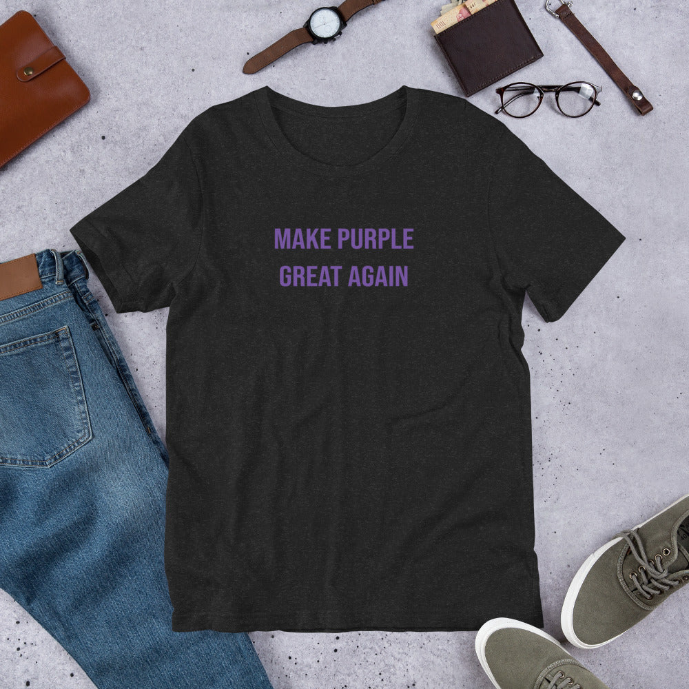 Make Purple Great Again (White and Black) - Unisex