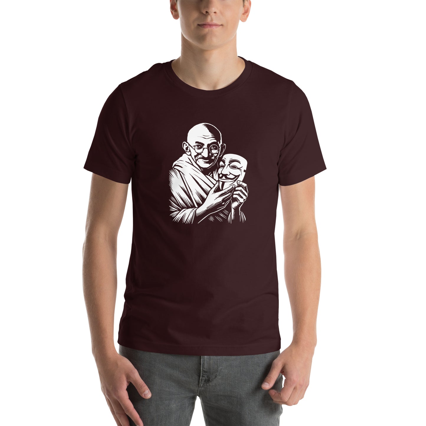 Gandhi Fawkes Civil Disobedience Tee (Unisex)