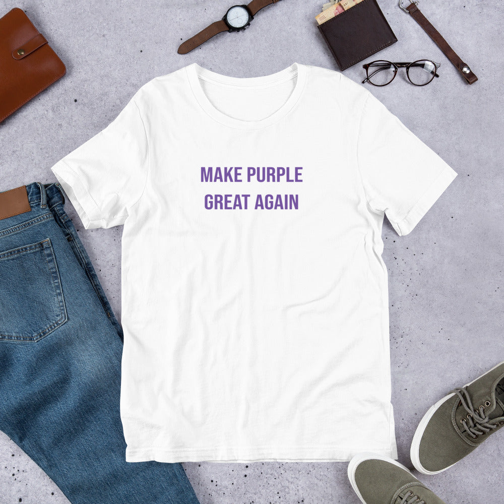 Make Purple Great Again (White and Black) - Unisex