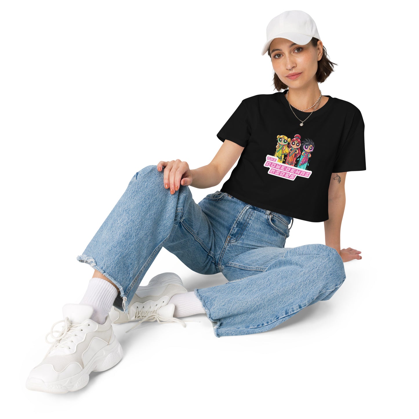 The PowerCHAI Girls Crop Tee - Women's